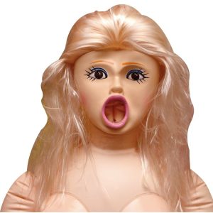 NMC Big Boob Doll - Aufblasbare Liebespuppe mit 3D-Gesicht und langen blonden Haaren