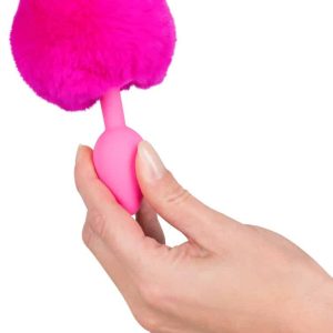 Colorful Joy Bunny Tail Plug - Analplug mit fluffigem Puschel