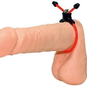 You2Toys Red Sling - Stärkere Erektionen, längere Sessions Rot/Schwarz