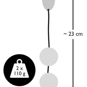 Bad Kitty Lustkugeln - 110g, poliertes Metall