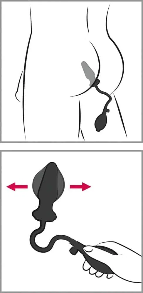 You2Toys Anal Expert - Aufpumpbarer Analzapfen (1 Stück)