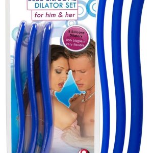 You2Toys Silikon Dilator Set - 3 Harnröhren-Dehner, verschiedene Durchmesser Dunkelblau