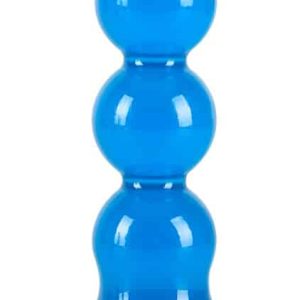 You2Toys Umschnall-String mit 3 Dildos Rot/Transparent/Blau