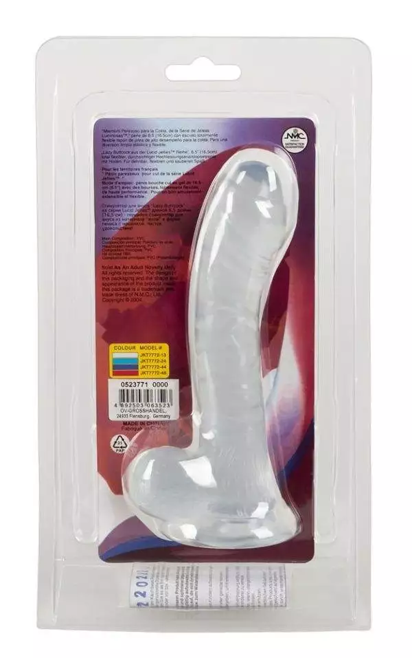 NMC Buttcock Transparent - Biegsamer Dildo mit Saugfuß transparent NMC Buttcock Transparent - Biegsamer Dildo mit Saugfuß transparent