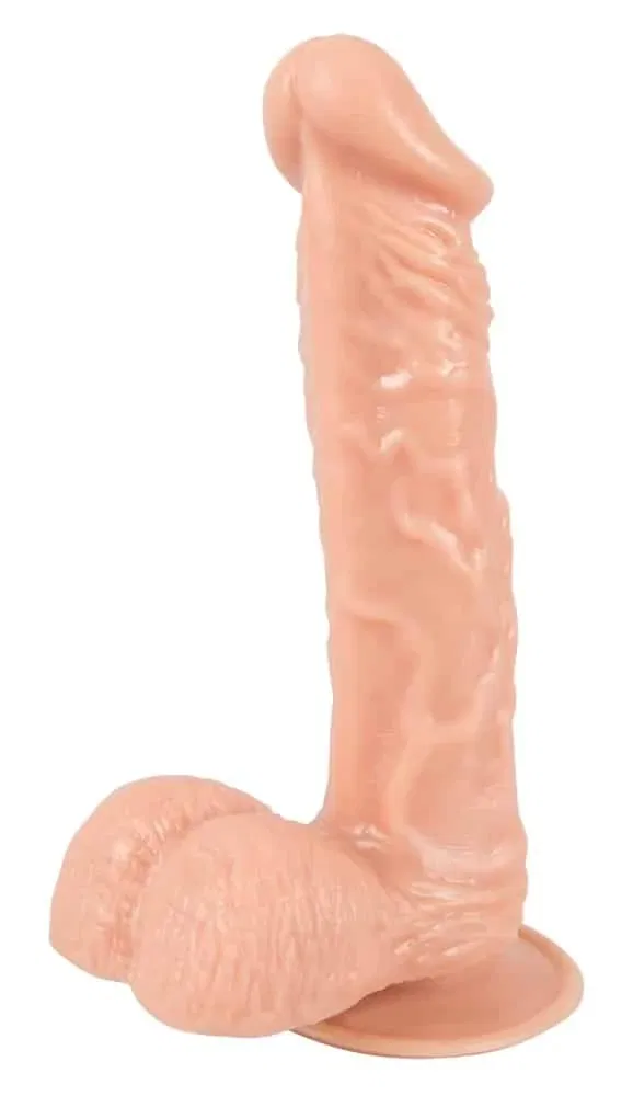 European Lover Flexi - Biegsamer Dildo mit Saugfuß