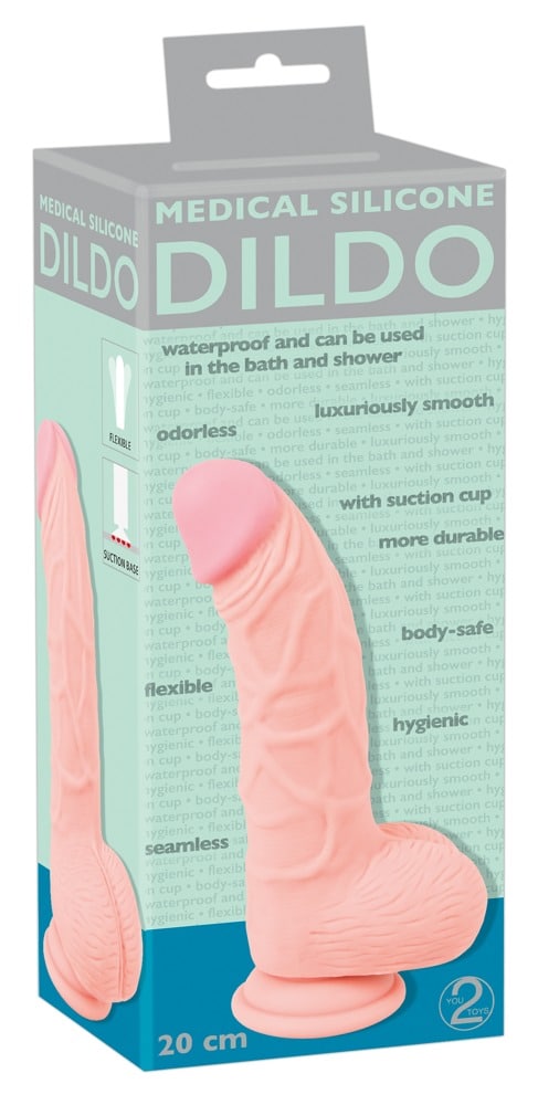 Medical Silicone Naturdildo - lebensecht & flexibel