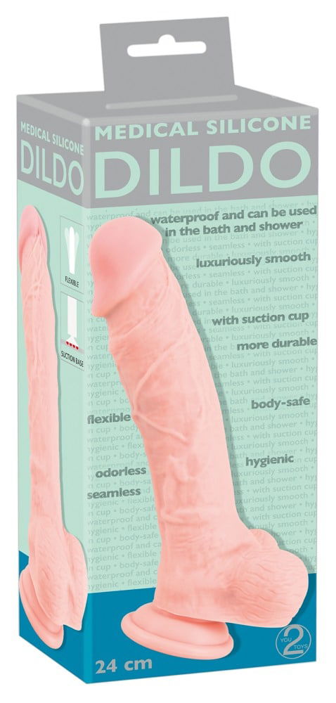 Medical Silicone Naturdildo - Lebensecht & Saugfuß