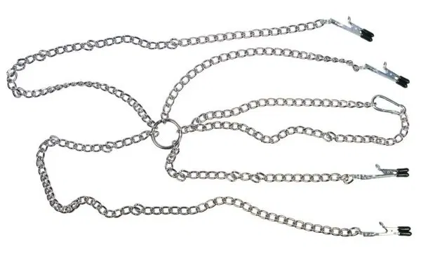 Fetish Collection - Metall Zaumzeug mit Klemmen (1 Stück) Fetish Collection - Metall Zaumzeug mit Klemmen (1 Stück)