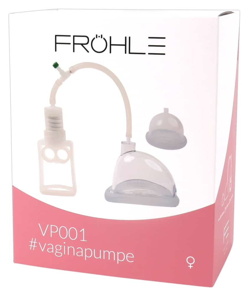 Fröhle Vagina-Set mit Kolbengriffpumpe