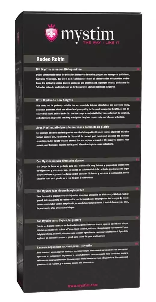 Mystim Rodeo Robin - Intensive Stimulation für Sie und Ihn Mystim Rodeo Robin - Intensive Stimulation für Sie und Ihn