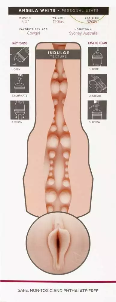 Fleshlight Angela White - Masturbator mit Vaginanachbildung Fleshlight Angela White - Masturbator mit Vaginanachbildung