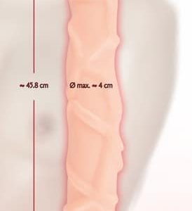 Nature Skin Doppeldildo - Das doppelte Vergnügen