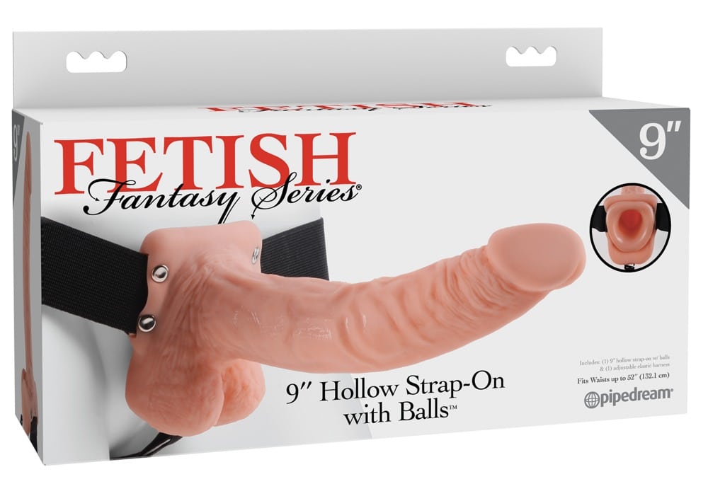 Fetish Fantasy Series - Naturdildo mit Umschnallgurt Hautfarben hell/Schwarz