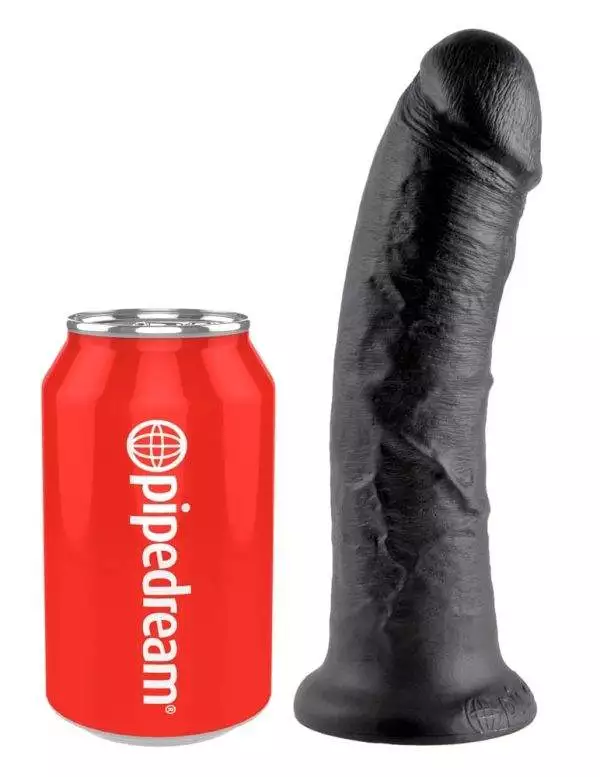 King Cock Naturdildo - Realistischer Saugfuß-Dildo Dark King Cock Naturdildo - Realistischer Saugfuß-Dildo Dark