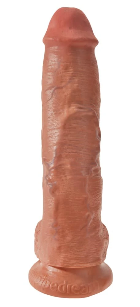 King Cock Realistischer Dildo | Mit Saugfuß | Strap-on kompatibel Tan