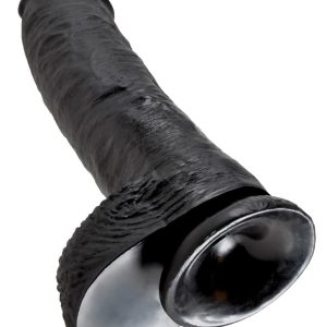 King Cock Realistischer Dildo | Mit Saugfuß | Strap-on kompatibel Dark