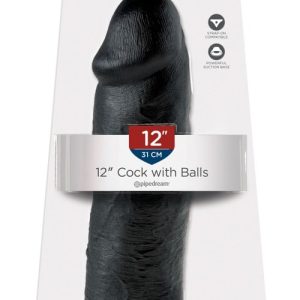 King Cock Realistischer Dildo mit Saugfuß Dark