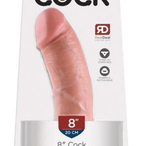 King Cock Naturdildo - Realistischer Saugfuß-Dildo Flesh