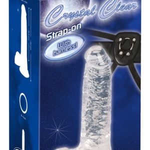 Crystal Clear Strap-on Set - Umschnallen und genießen! Transparent, Schwarz