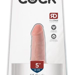 King Cock Naturdildo mit Saugfuß Light