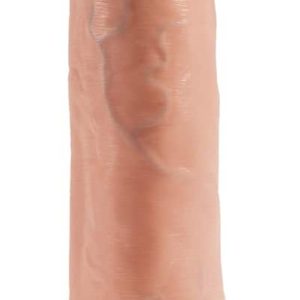 King Cock Naturdildo - realistisch & bewegliche Vorhaut (22,7cm)