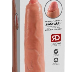 King Cock Naturdildo - realistisch & bewegliche Vorhaut (22,7cm)