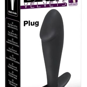 Black Velvets Analplug - Samtig-seidiges Silikon mit ausgeprägter Eichel