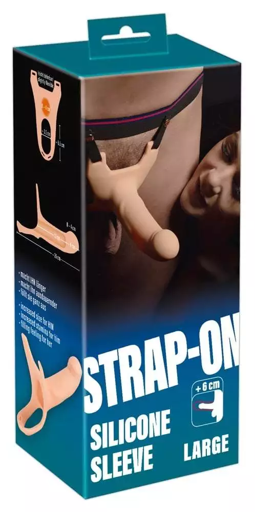 05339120000_verp Silicone Strap-on +6 cm large