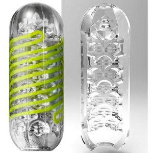 TENGA Spinner Tetra - Dreheffekt-Masturbator Transparent/Grün