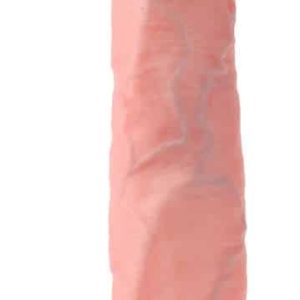 King Cock Naturdildo mit Saugfuß - 35,6 cm Länge, Ø 6 cm Light