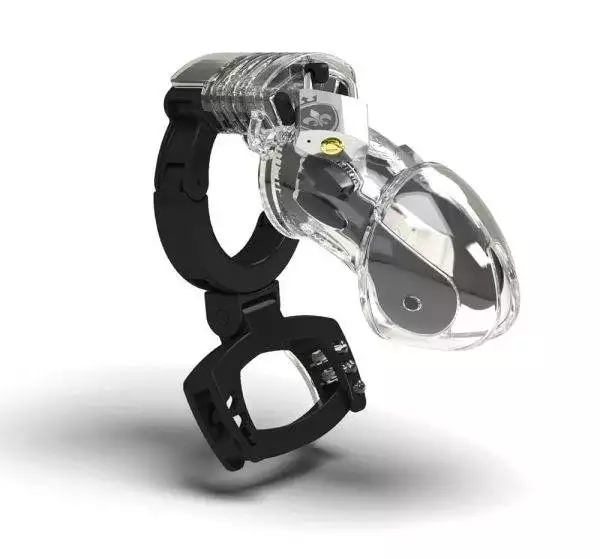 Mystim Pubic Enemy No 3 - Peniskäfig mit E-Stim und Hodenquetsche Transparent/Schwarz Mystim Pubic Enemy No 3 - Peniskäfig mit E-Stim und Hodenquetsche Transparent/Schwarz