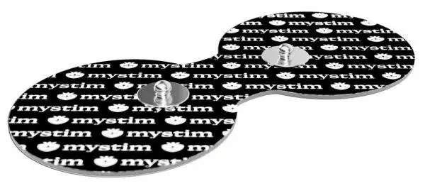 05345950000_nor_a Mystim Cluster Buster Elektrode Schwarz/Weiß