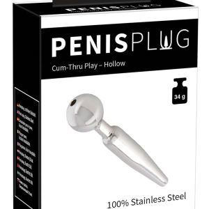 Penisplug: Stimulierender Penisplug mit Stopperkugel