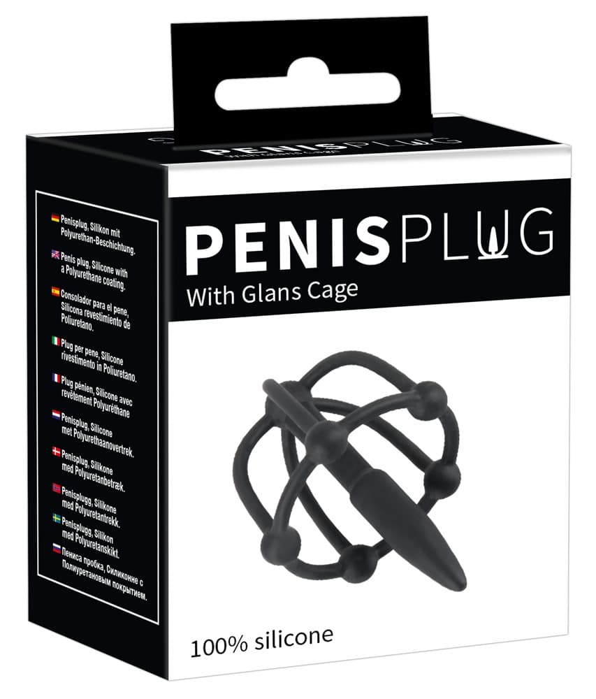 Penisplug Deluxe - Eichelkäfig mit Stimulationskugeln