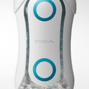 TENGA Flip Orb - Blowjob-Simulation & 2-Punkte-Stimulation Weiß/Transparent/Blau