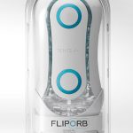 TENGA Flip Orb - Blowjob-Simulation & 2-Punkte-Stimulation Weiß/Transparent/Blau