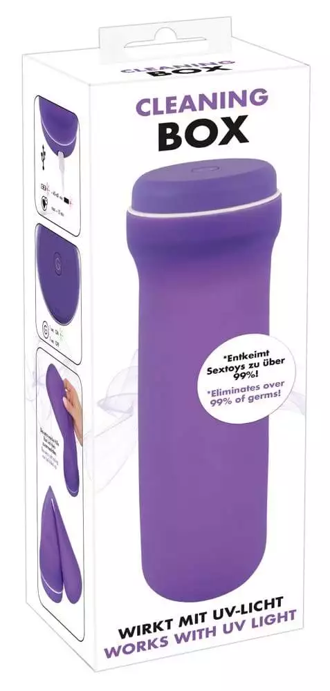 You2Toys Toy-Sterilisator: Schnell & hygienisch! Lila/Weiß