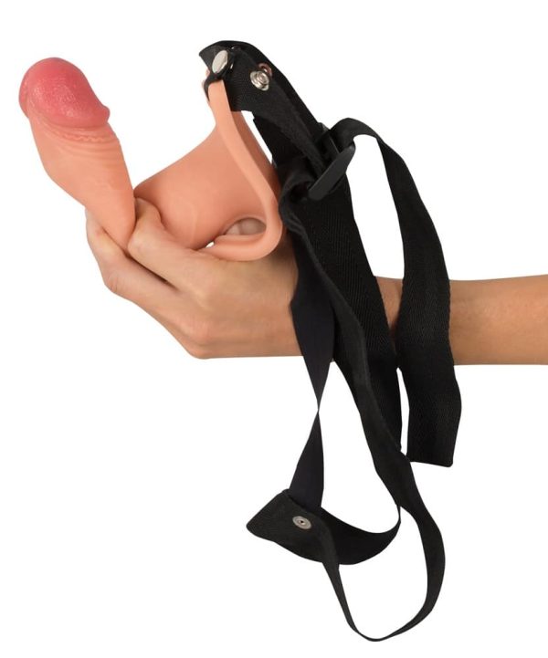 Realistixxx Penis-Upgrade: Strap-On Sleeve Hautfarben hell/Schwarz