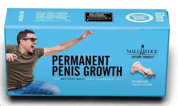 05369200000_verp MaleEdge Basic - Penis-Expander für dauerhafte Vergrößerung Weiß/Blau