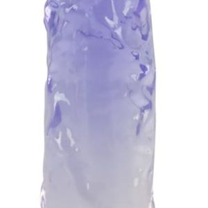 Crystal Naturdildo mit Saugfuß - 22,5 cm Transparent/Lila