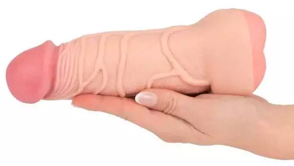 Nature Skin 2in1 Extension+Mas - Masturbator & Penis-Sleeve Nature Skin 2in1 Extension+Mas - Masturbator & Penis-Sleeve