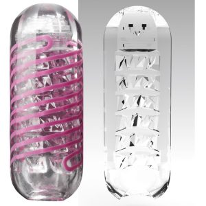 TENGA Spinner Tetra - Dreheffekt-Masturbator Transparent/Lila