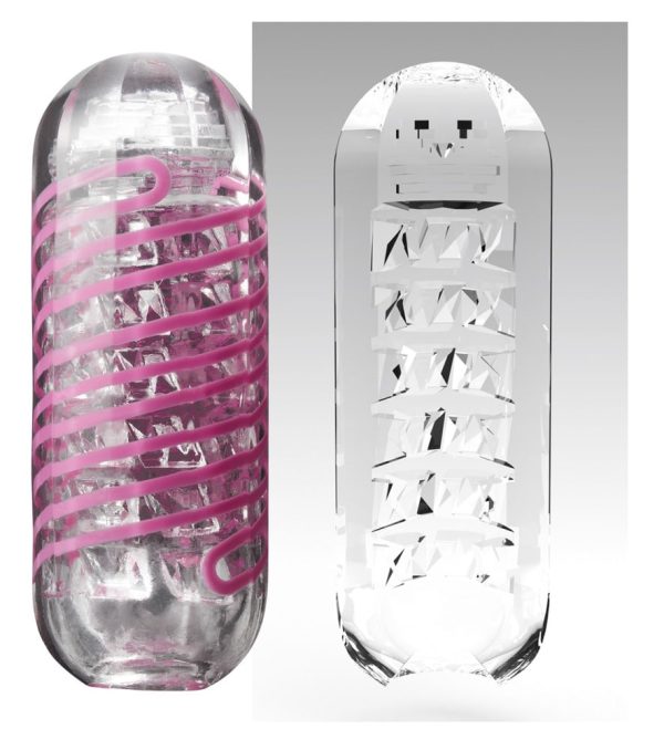 TENGA Spinner Tetra - Dreheffekt-Masturbator Transparent/Lila