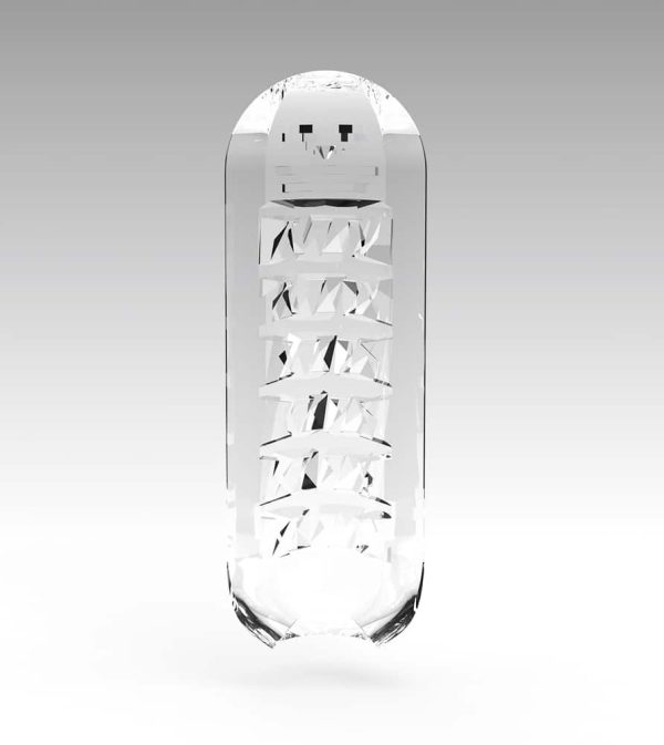 TENGA Spinner Tetra - Dreheffekt-Masturbator Transparent/Lila