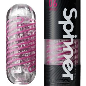 TENGA Spinner Tetra - Dreheffekt-Masturbator Transparent/Lila