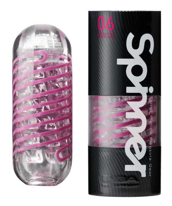 TENGA Spinner Tetra - Dreheffekt-Masturbator Transparent/Lila