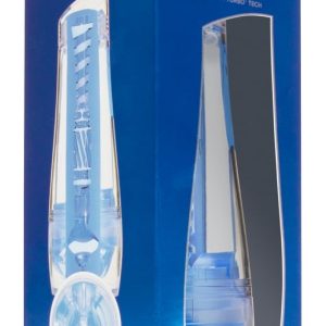 Fleshlight Flight Commander - Masturbator mit doppeltem Sauggefühl Blau/Transparent