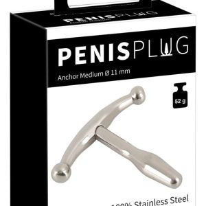 Penisplug Anchor Medium - Massiver Edelstahlplug für Harnröhrenstimulation