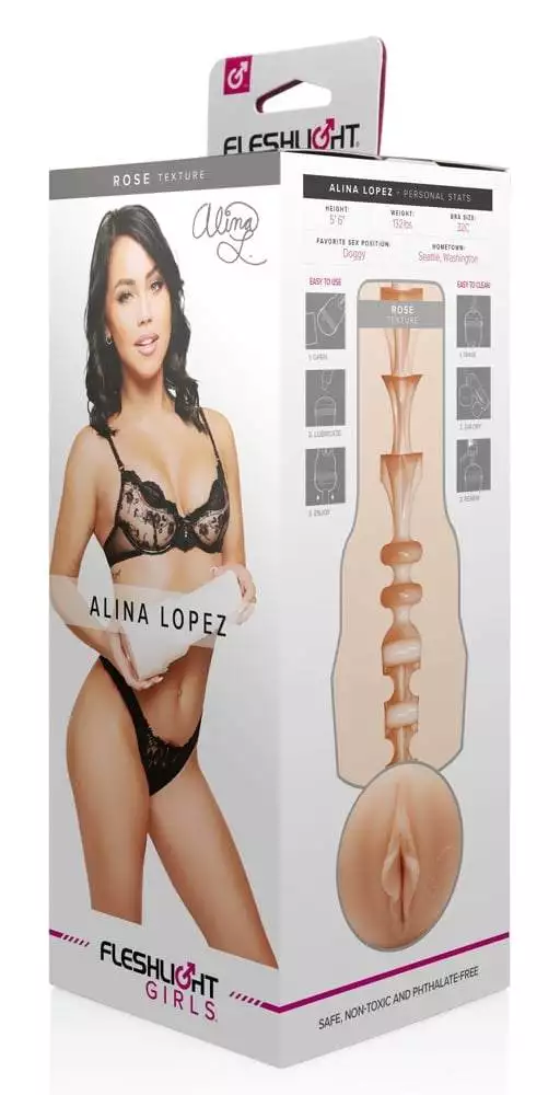 05396940000_verp Fleshlight Alina Lopez Rose - Masturbator mit Alina Lopez Autogramm