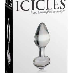 Icicles Massageplug - Heiß & kalt, handgefertigtes Glas